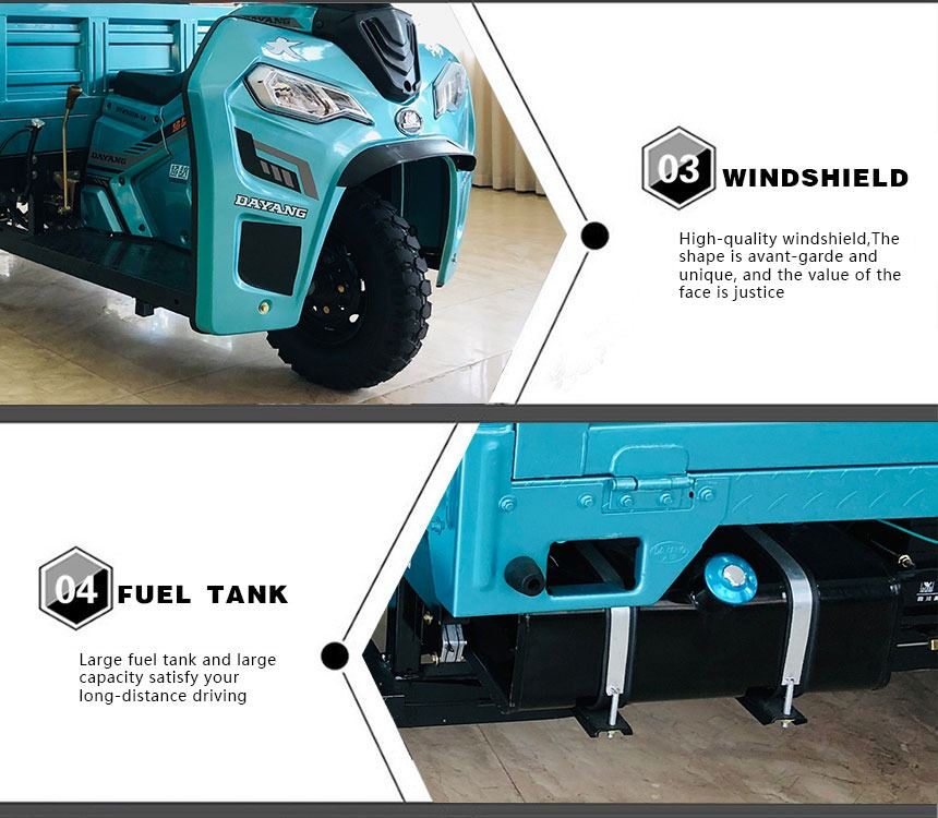 China water cooled engine cargo motor tricycle